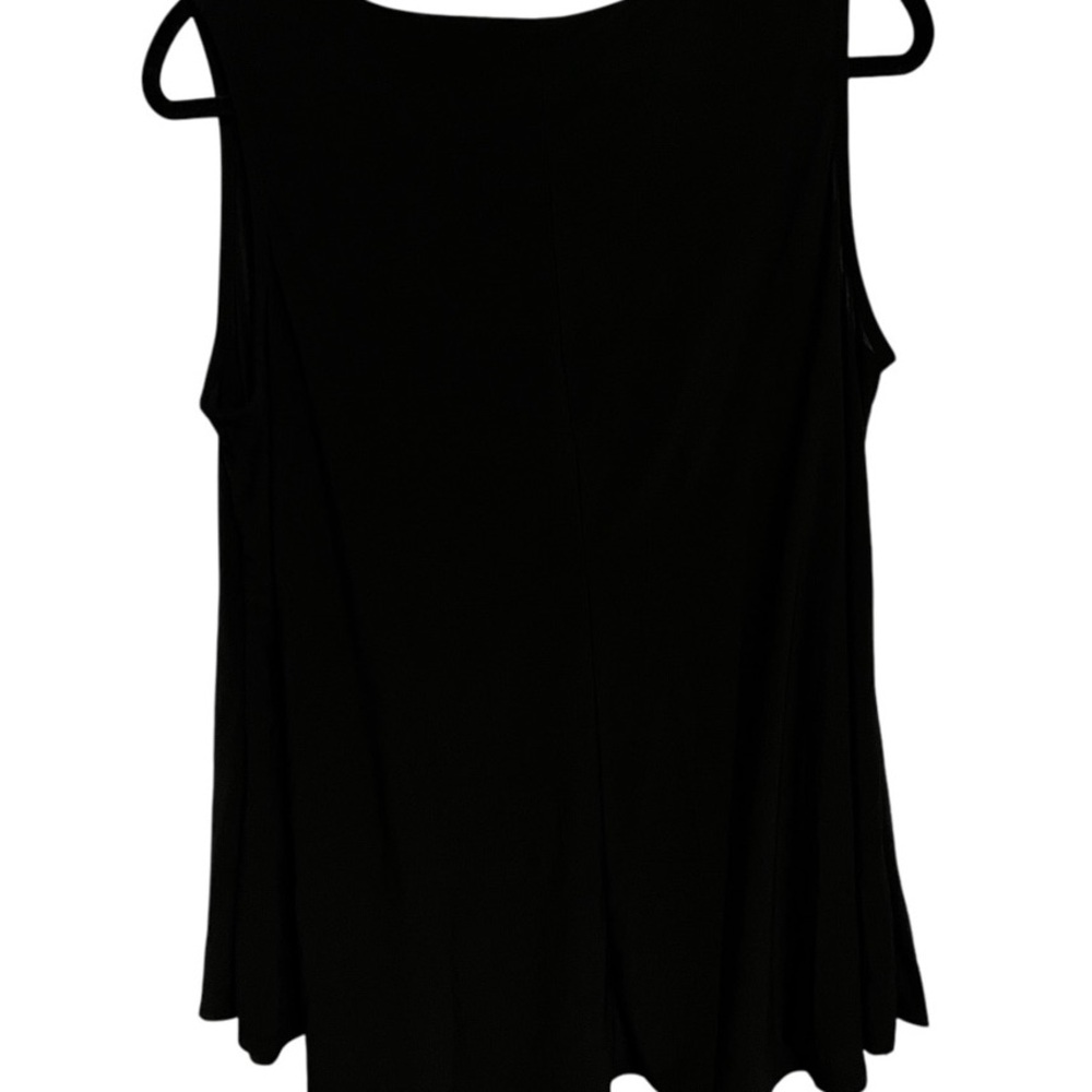 New Directions Black Sleeveless Top | 1X | NWT - Picture 2 of 7